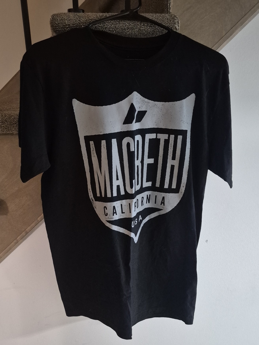Macbeth California Black Short Sleeve Graphic Tee